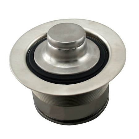 Westbrass 3-1/2" Brass EZ Mount Disposal Flange and Stopper D2105-20